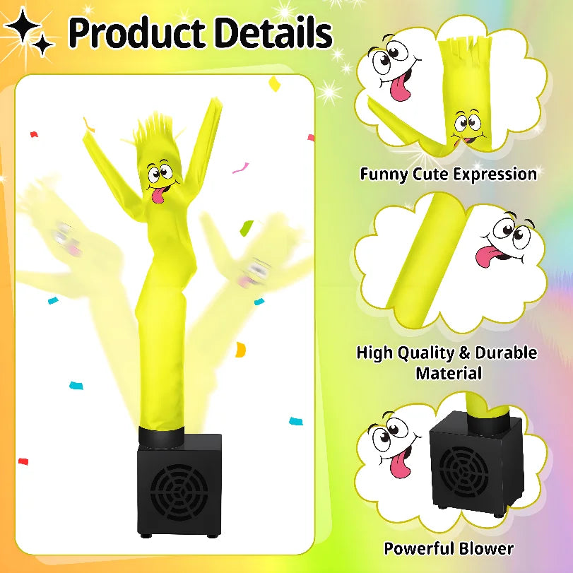 Détail ventilateur USB du danseur gonflable