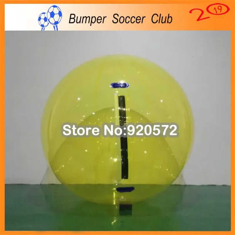 Animation piscine avec zorb ball gonflable
