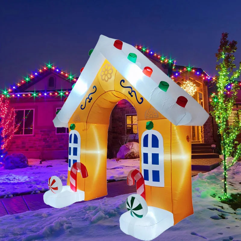 Dispositif de gonflage de la décoration de Noël