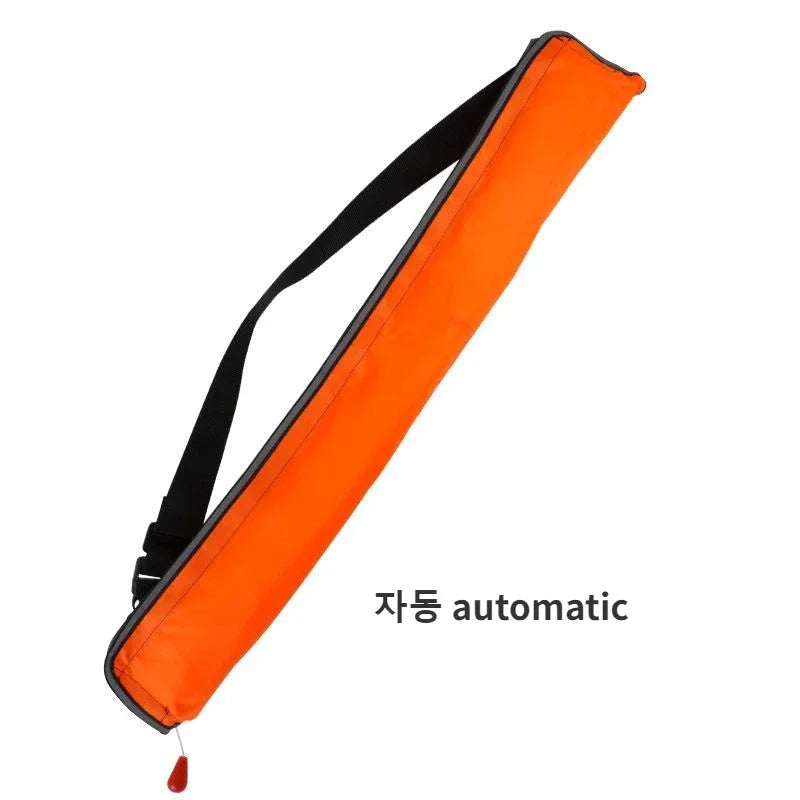 Ceinture de sauvetage gonflable pliée pour le rangement