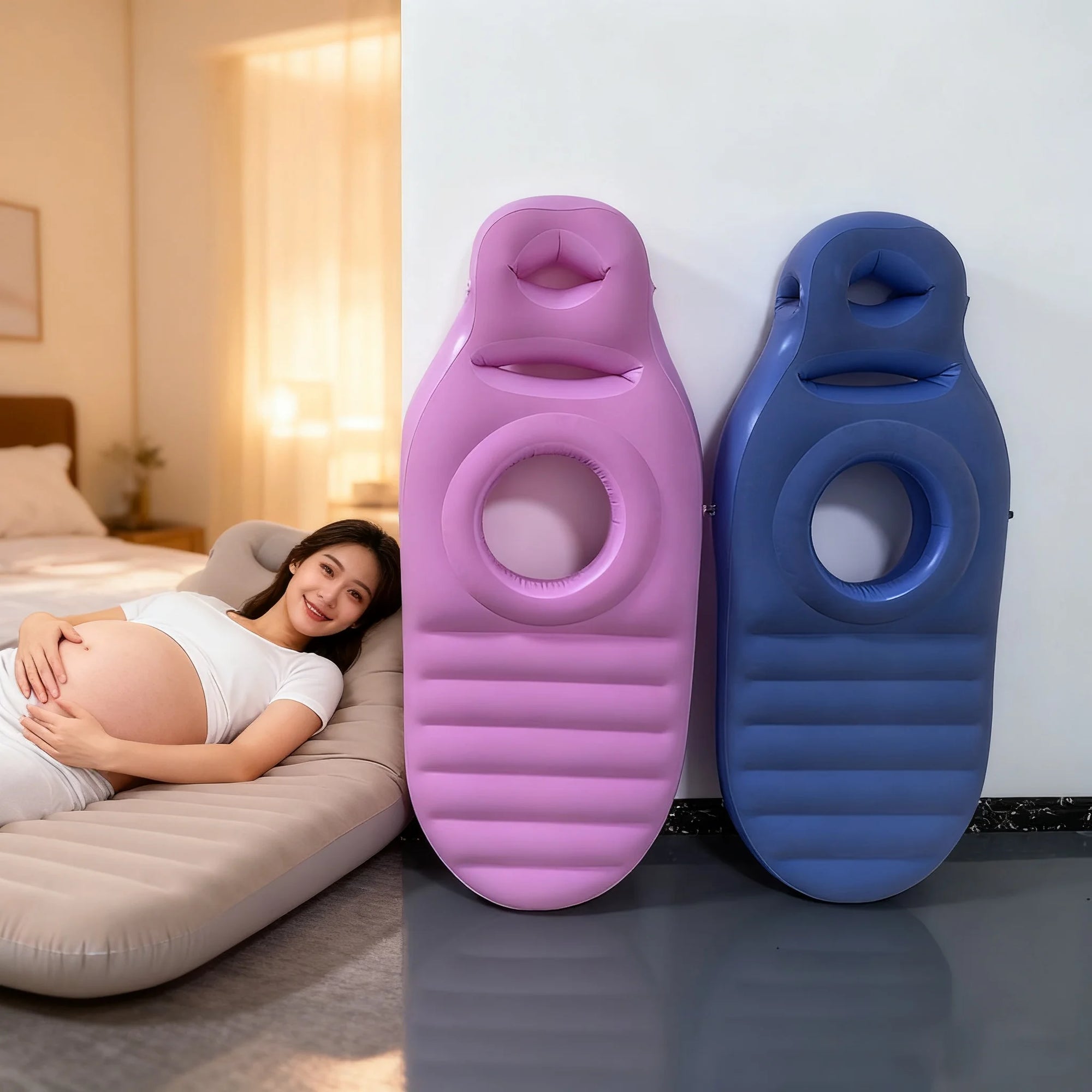 Matelas Gonflable Grossesse Confort - installation facile