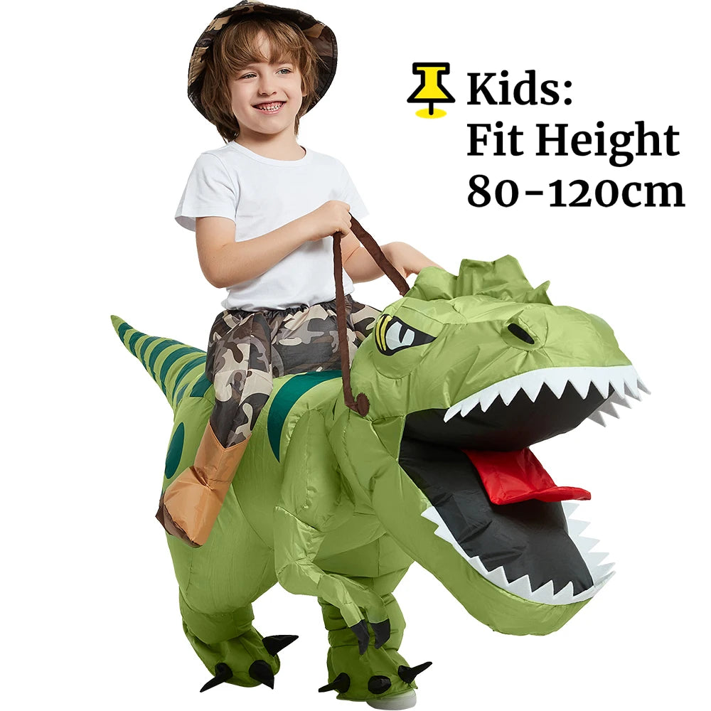 Combinaison gonflable velociraptor polyester léger