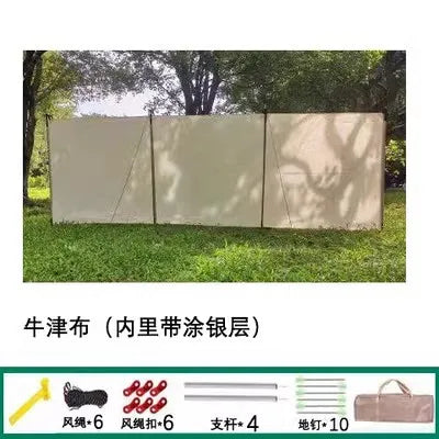 Tente gonflable coloris doré avec bâche de protection