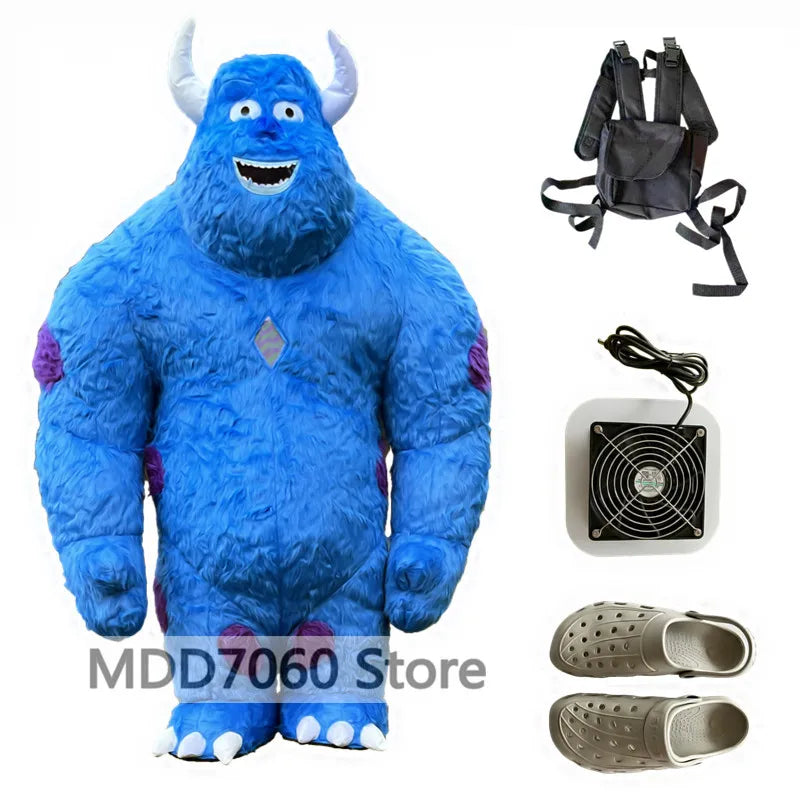 Ventilateur intégré du costume gonflable mascotte animaux