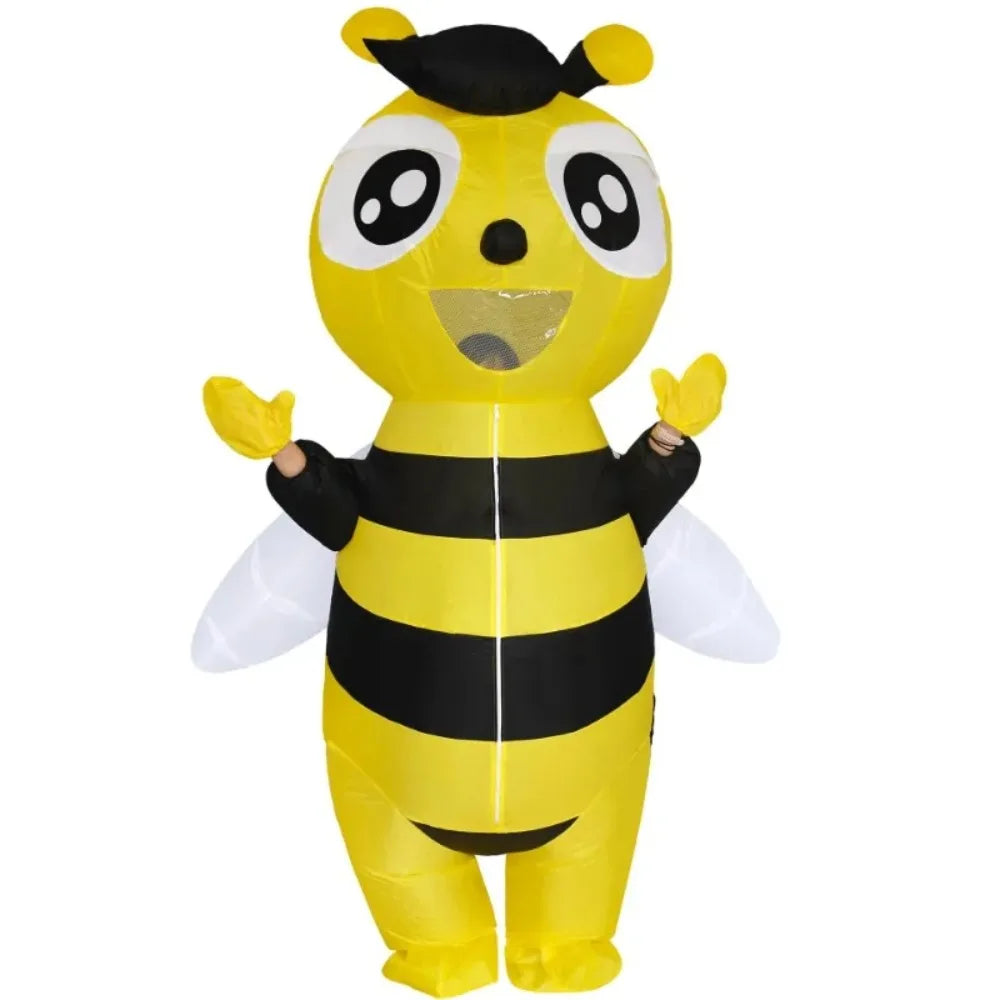 Déguisement gonflable abeille jaune noir Halloween