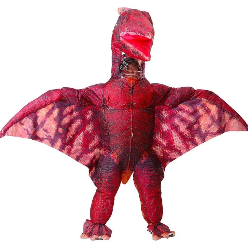 Costume ptérodactyle gonflable ailes déployées