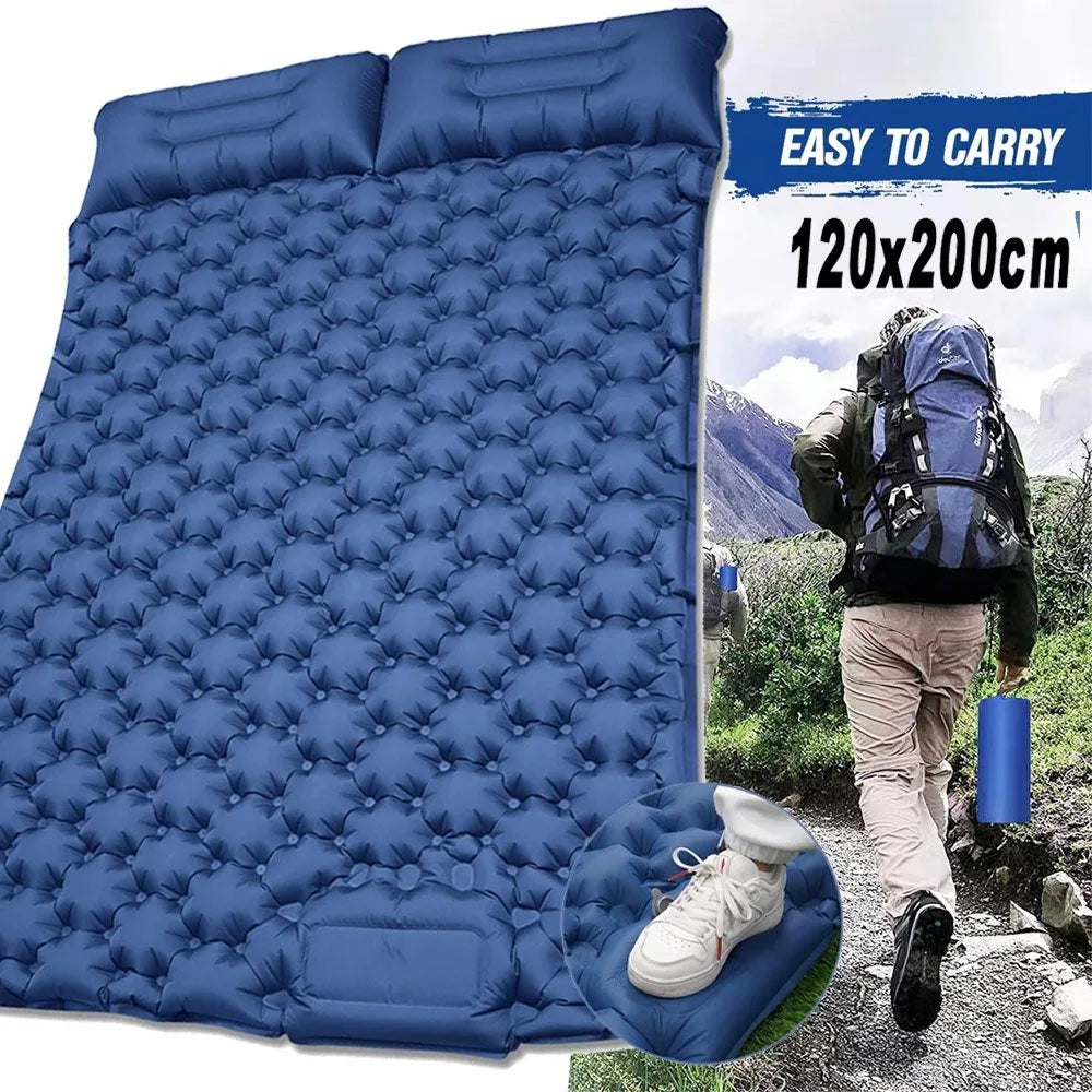 Matelas de Camping Gonflable Double Confort - vue d'ensemble