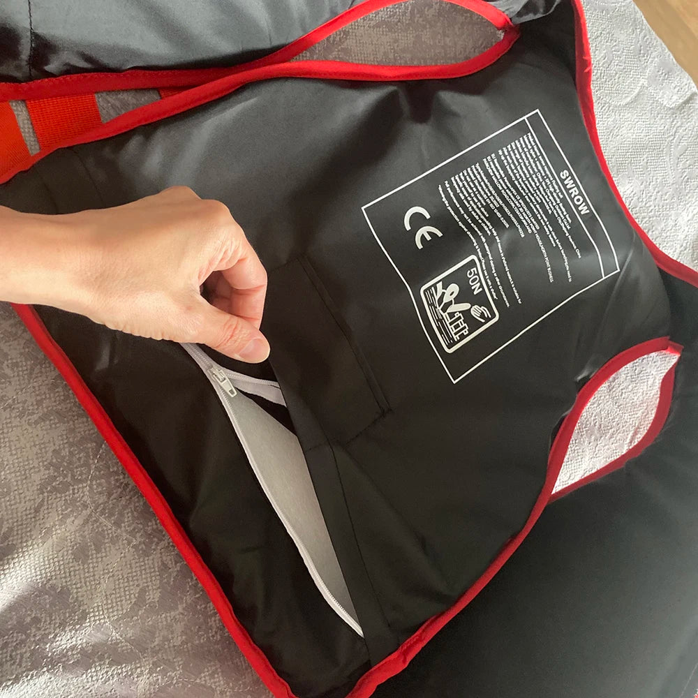 Gilet néoprène porté pour le kayak