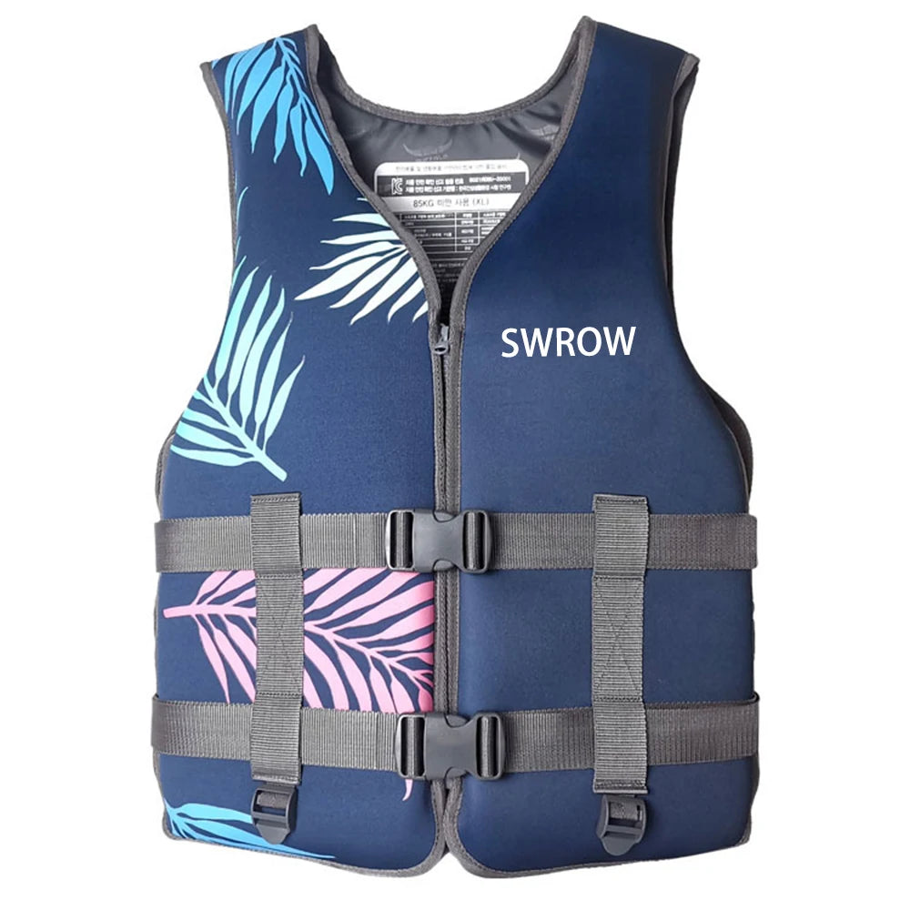 Gilet de flottabilité porté lors d'une sortie surf