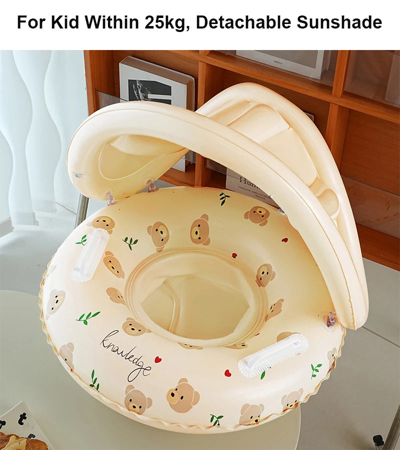 Bouée gonflable enfant utilisation famille