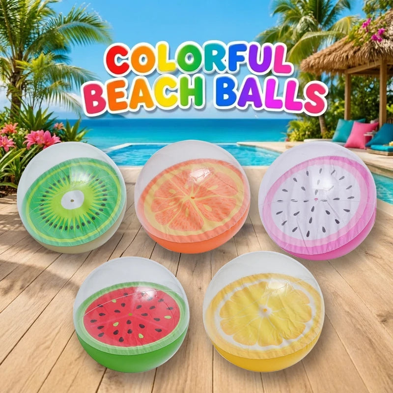 Ballon gonflable motif pastèque pour fête de piscine