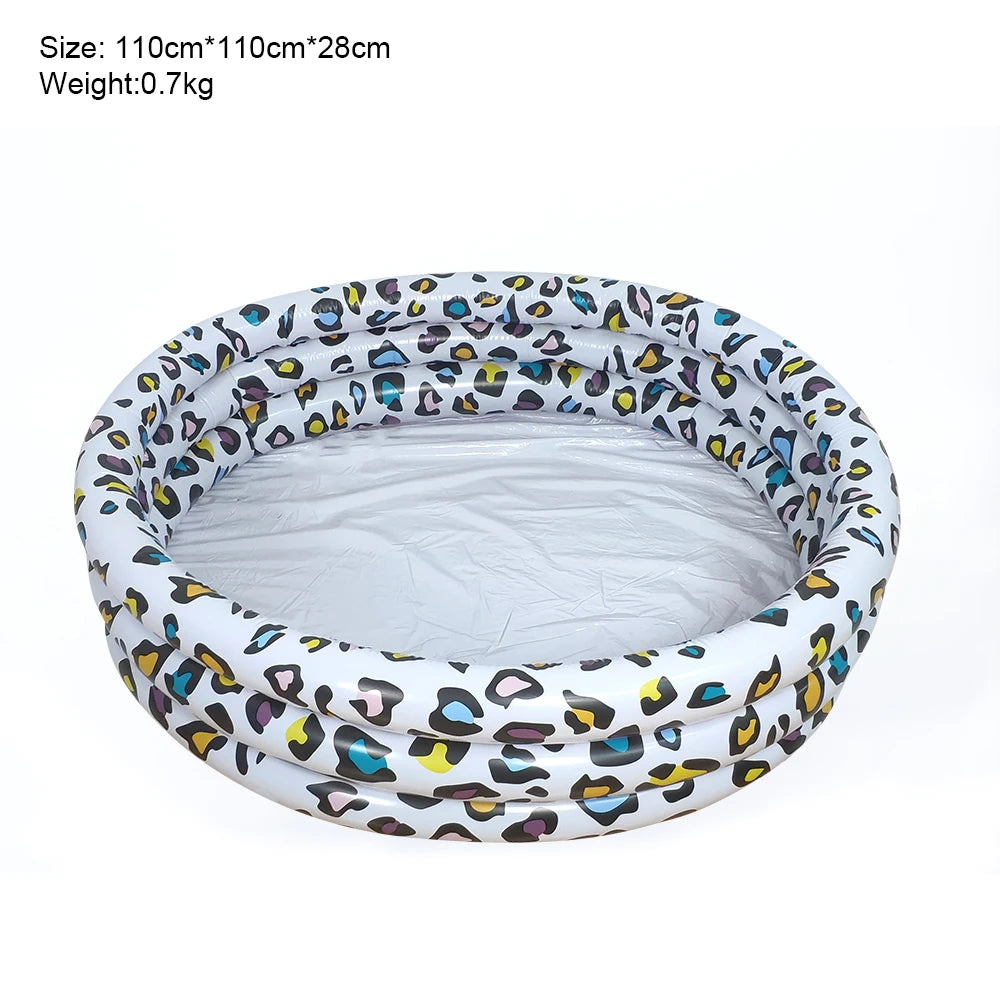 Piscine gonflable ronde 120 cm famille jeux dété