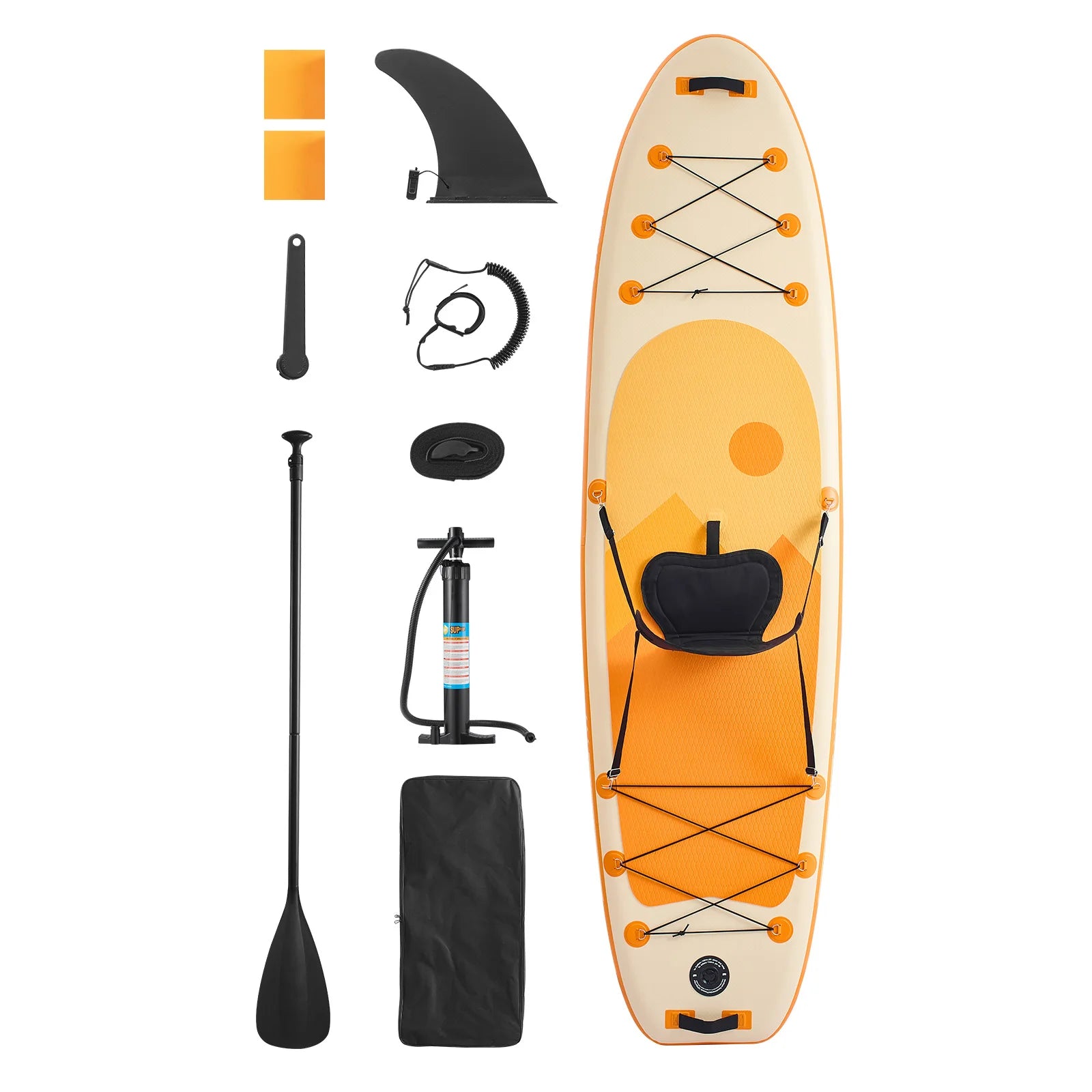 Paddle gonflable SUP kit complet avec siège et pagaie