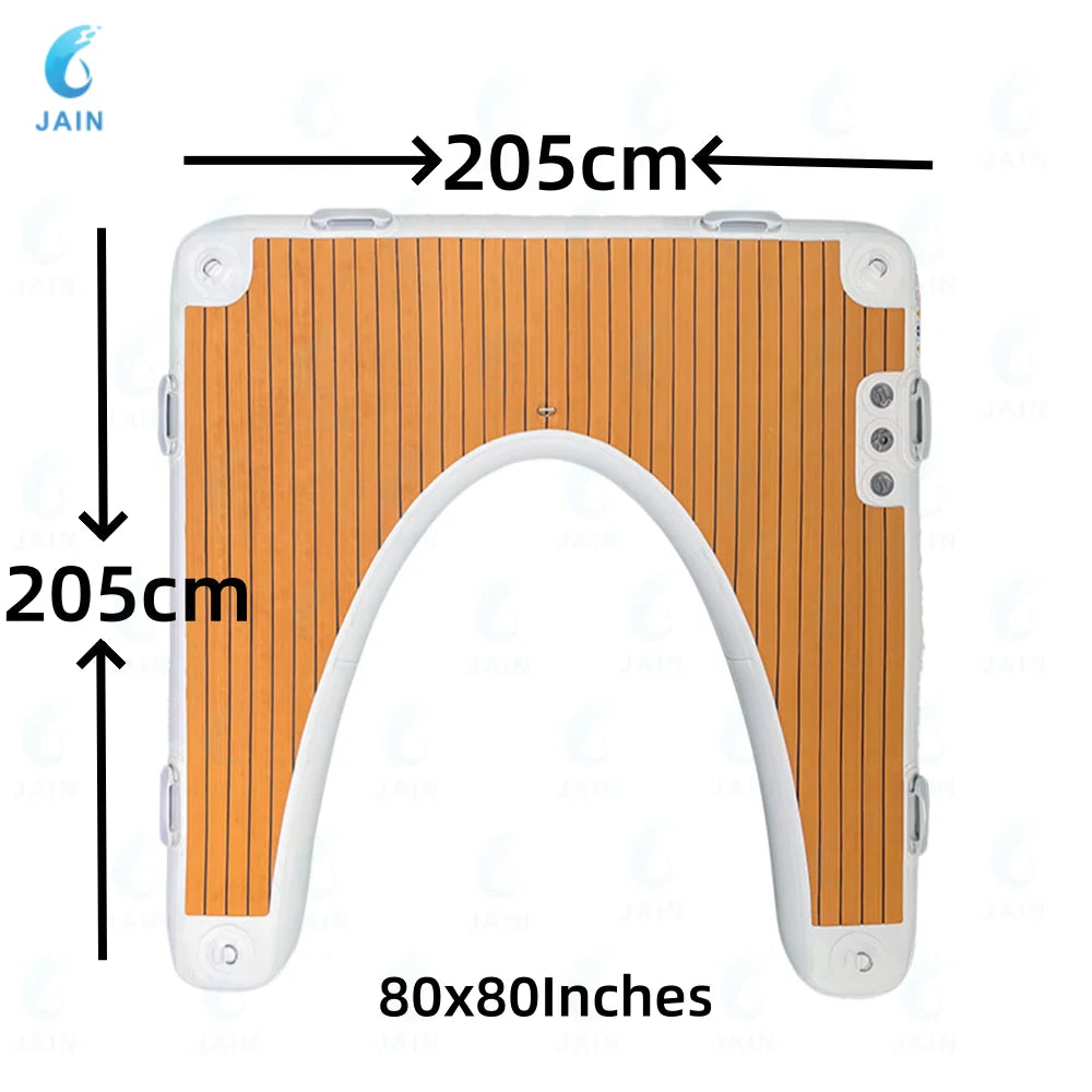 Plateforme flottante gonflable jet ski prête à l'usage
