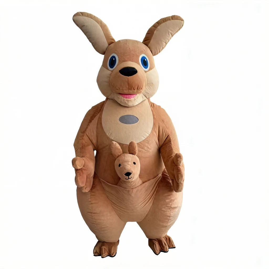 Détail du tissu peluche haute densité de la mascotte gonflable