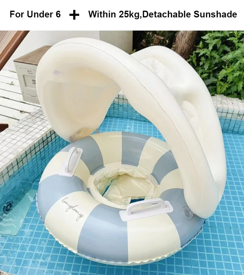 Bouée gonflable utilisée à la plage