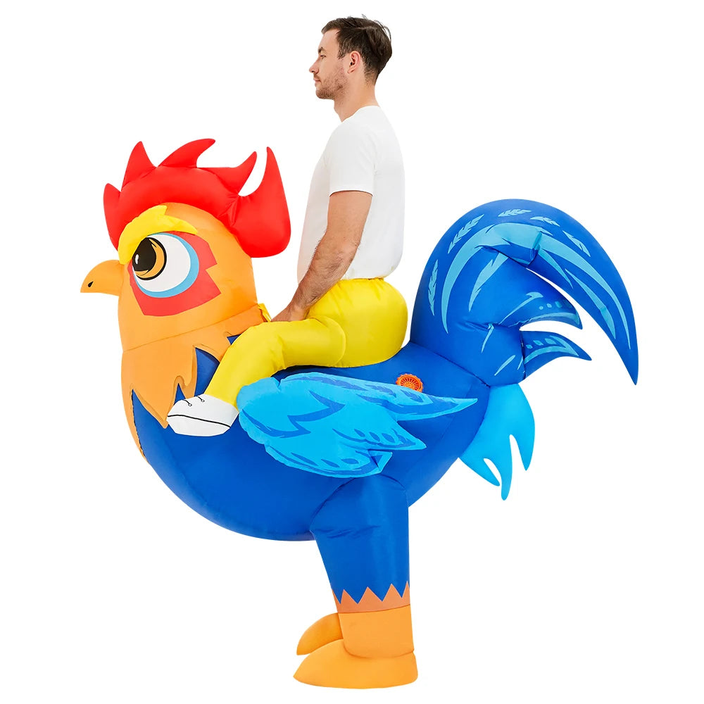 Costume gonflable animal adulte festif pour carnaval