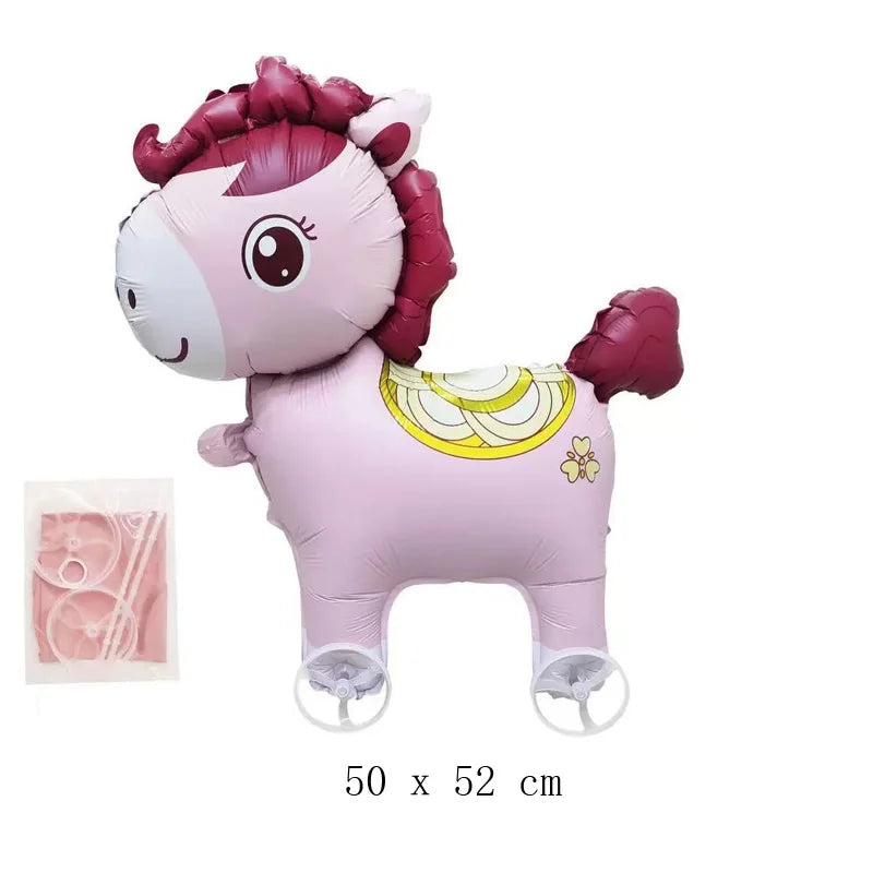 Ballon Gonflable Animal Marchant Roulettes