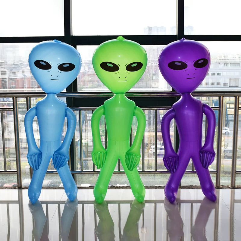 Décoration gonflable extraterrestre pour fête à thème