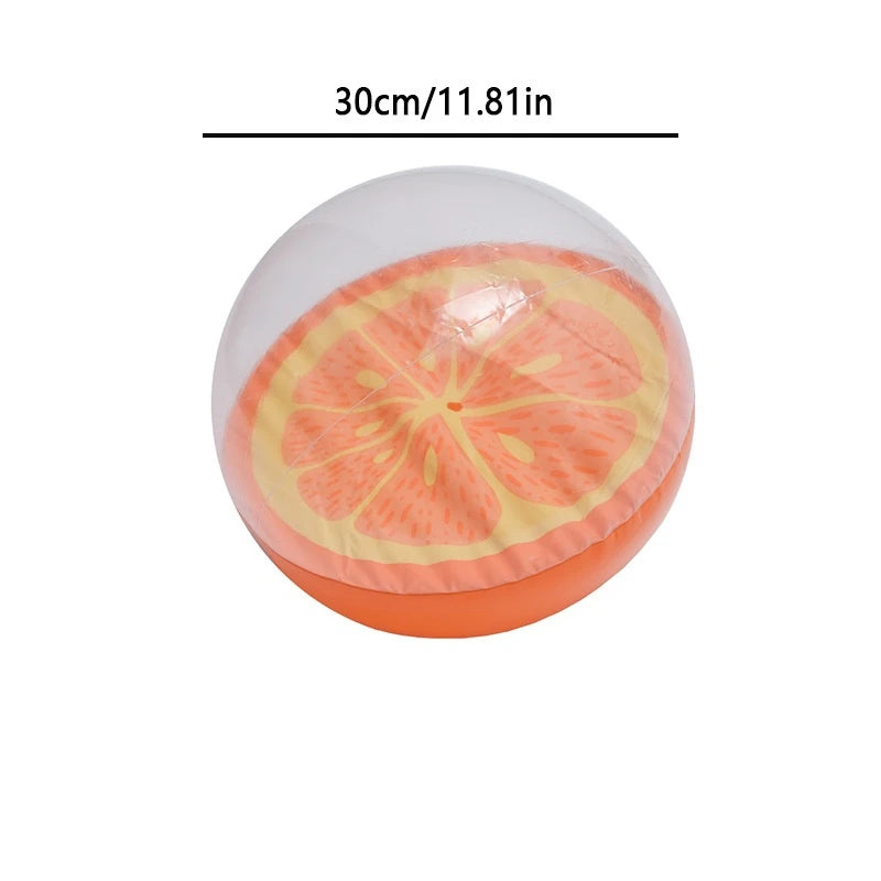 Détail du PVC du ballon gonflable fruits