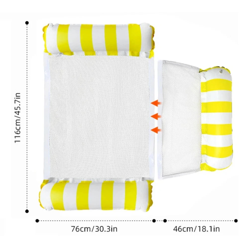 Bouée gonflable de piscine multicolore