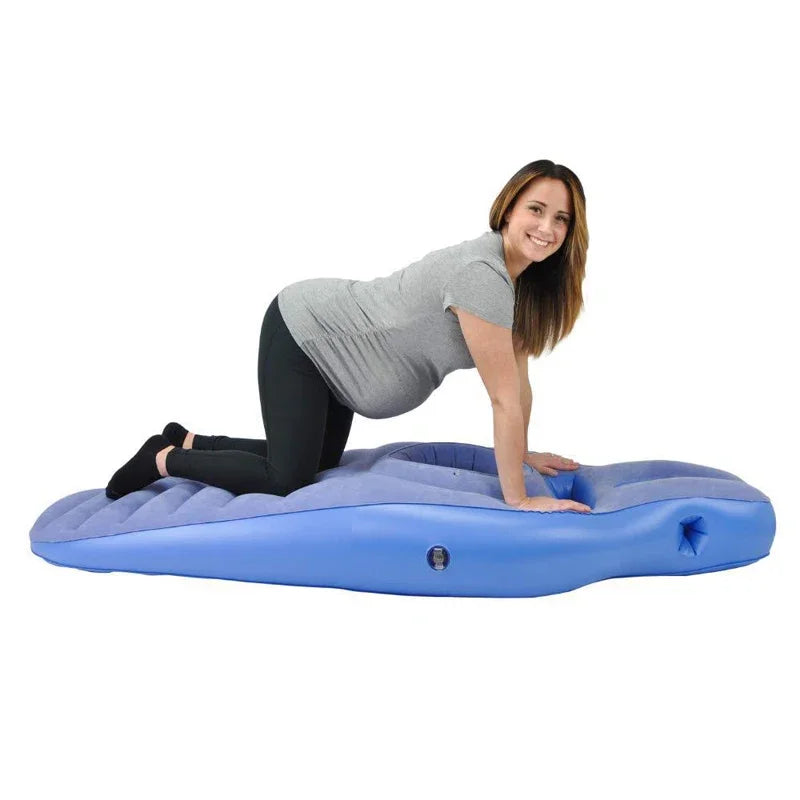 Matelas gonflable grossesse allaitement vue d'ensemble