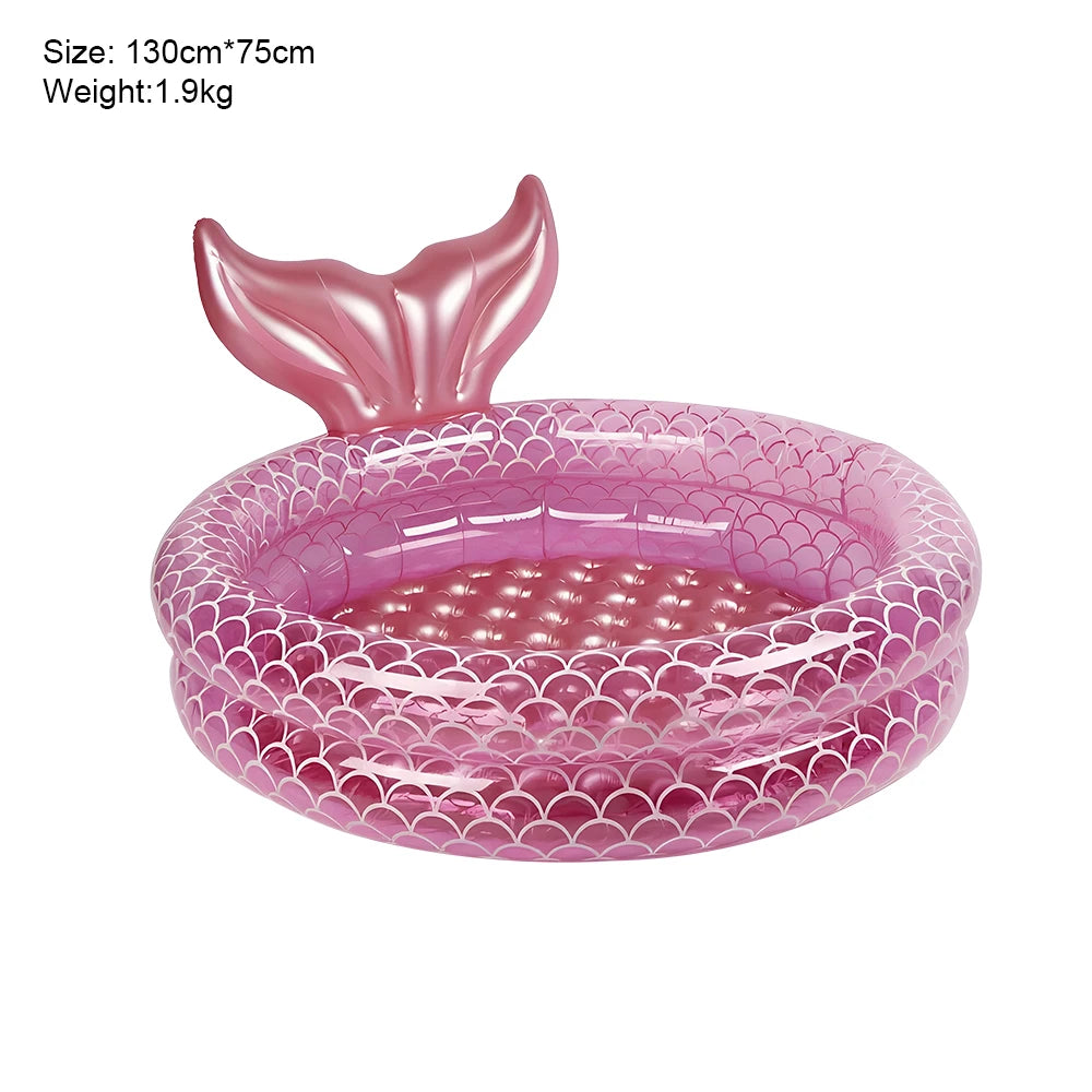 Détail piscine gonflable PVC épaissi sans produits chimiques