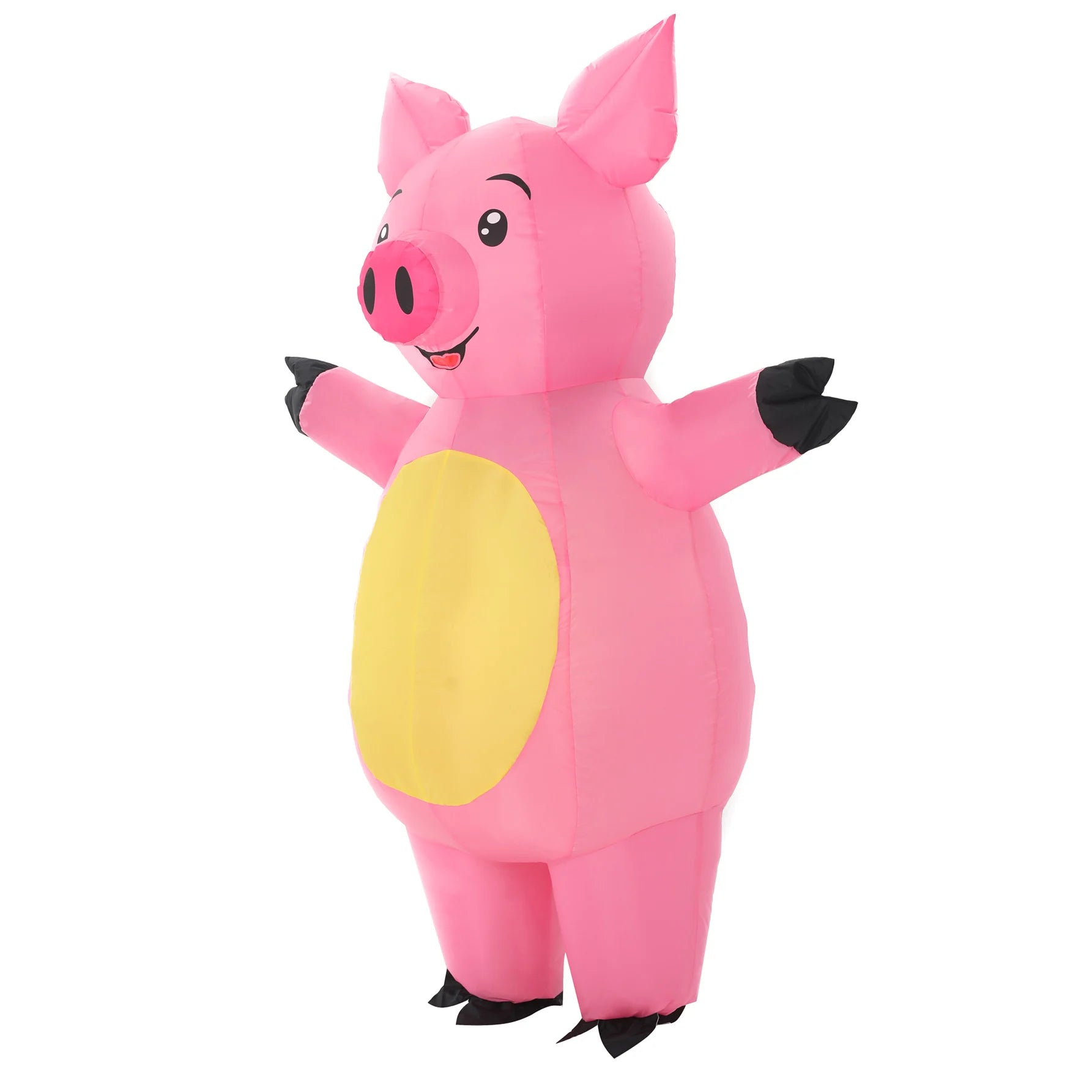 Déguisement cochon rose gonflable soirée unisexe