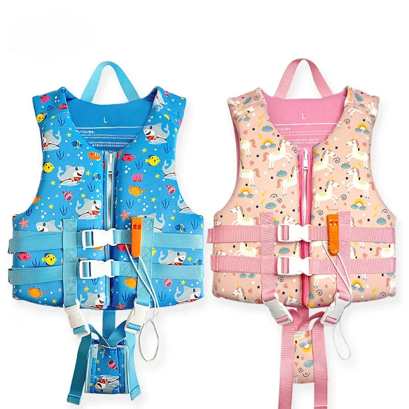 Gilet de flottabilité enfant vue de face
