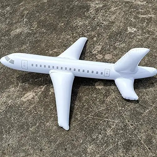 Gonflable avion géant détail couleurs vives PVC résistant