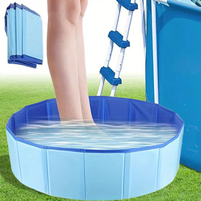 Baignoire gonflable bain de pieds vue d'ensemble