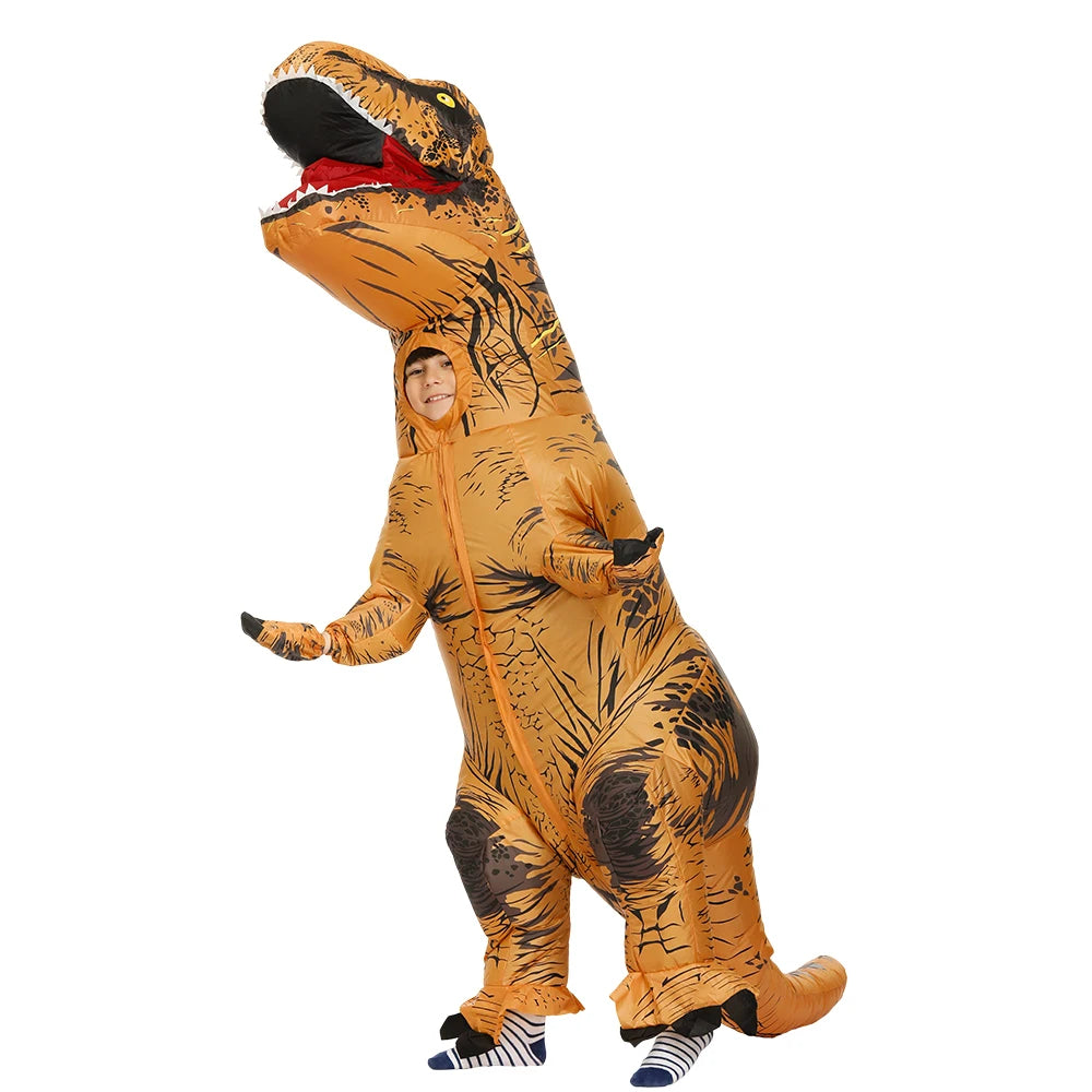 Déguisement gonflable dino mascotte spectacle scolaire