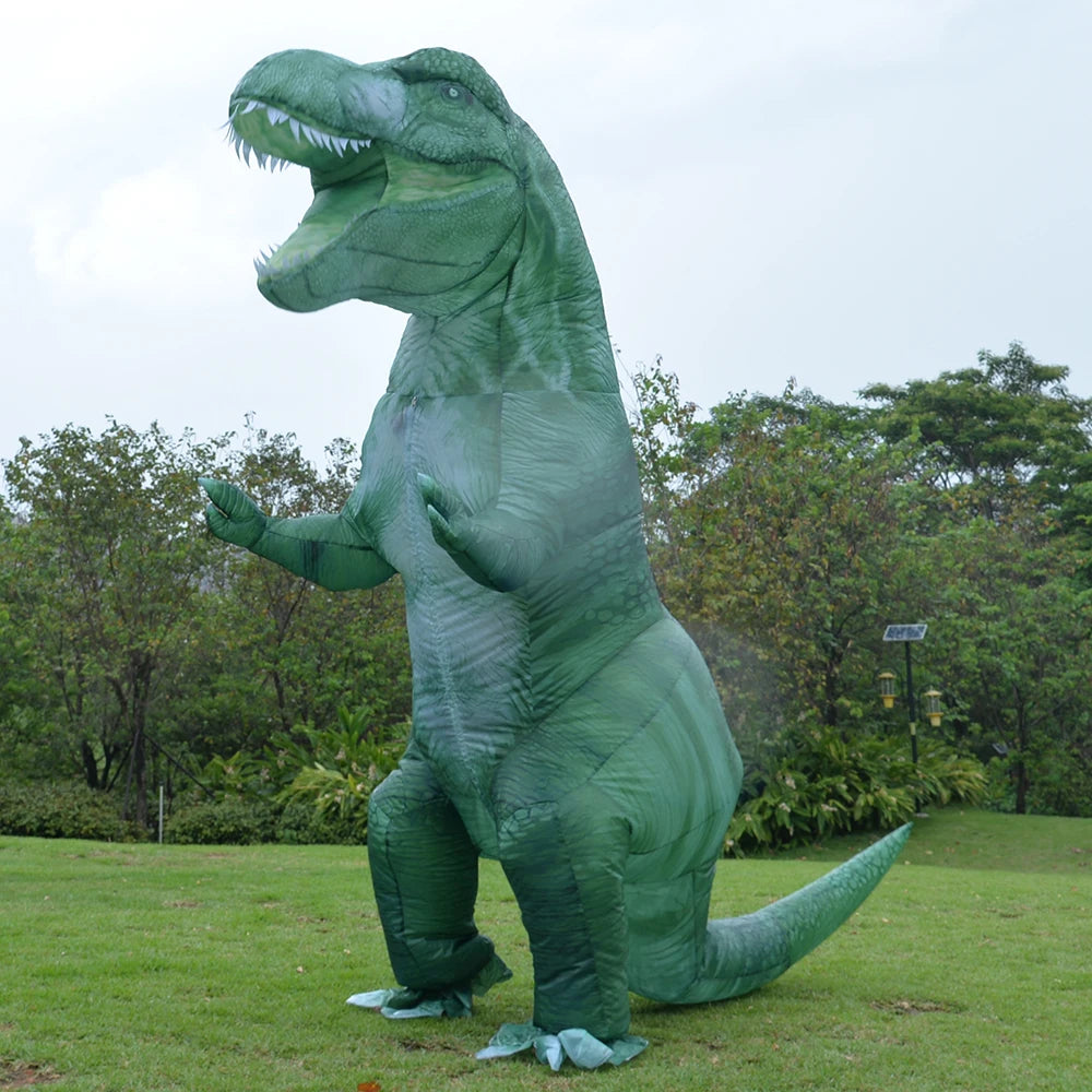 Costume T-Rex gonflable carnaval soirée costumée