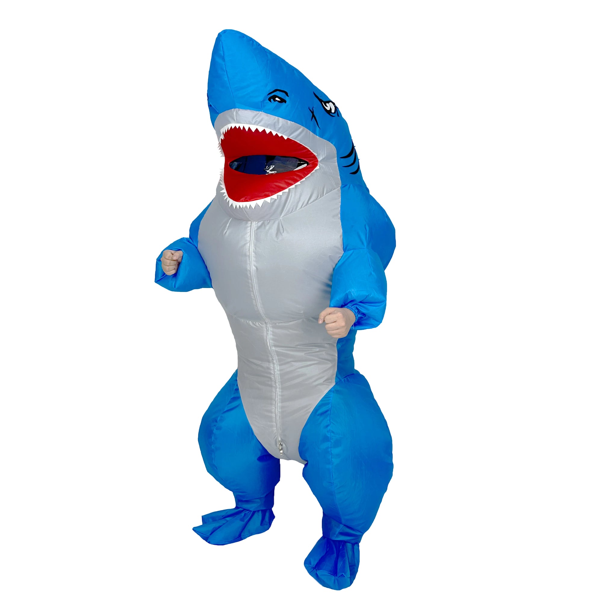 Déguisement gonflable requin carnaval adulte