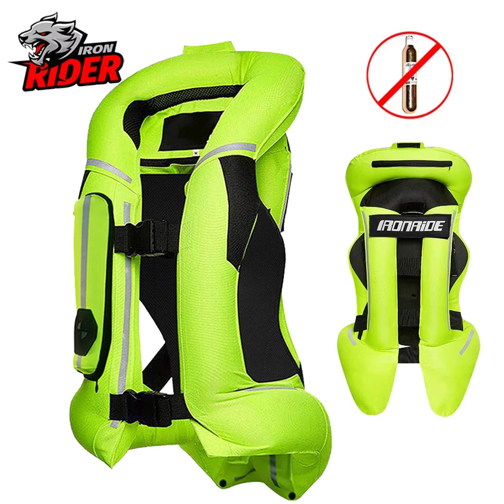 Gilet airbag moto noir pour la conduite