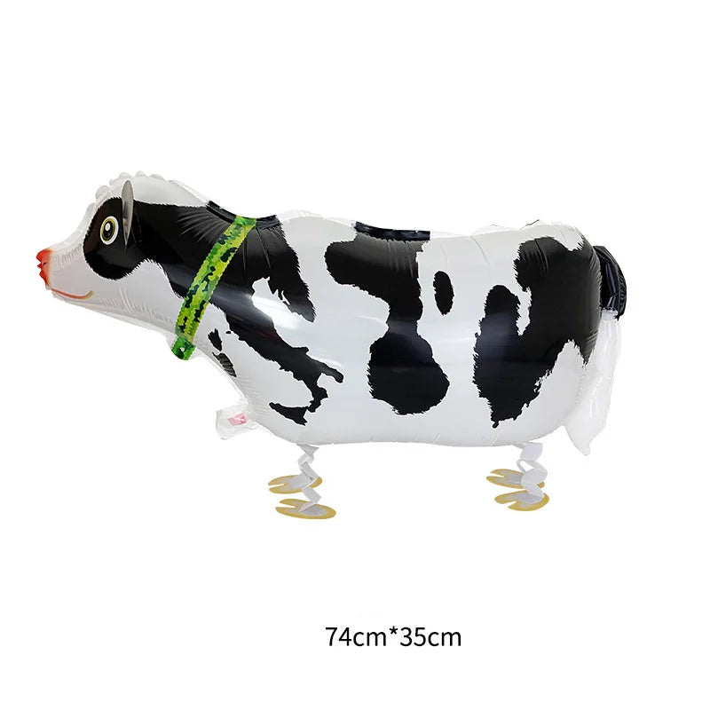 Ballon aluminium gonflable animé fête enfant coloré