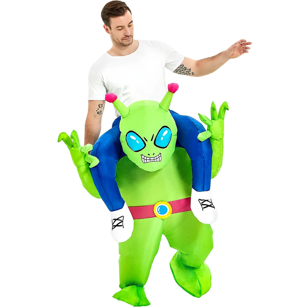 Déguisement alien gonflable Halloween adulte