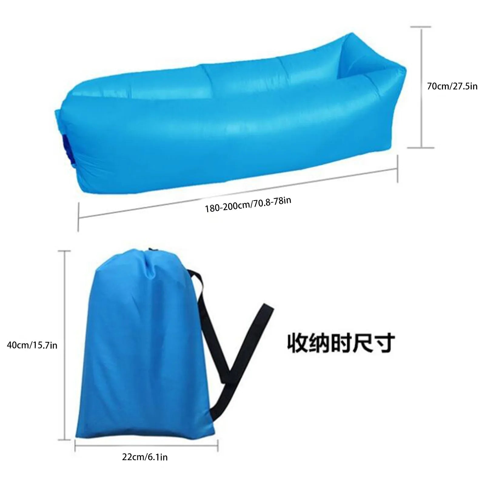 Détail du tissu Oxford imperméable du canapé gonflable