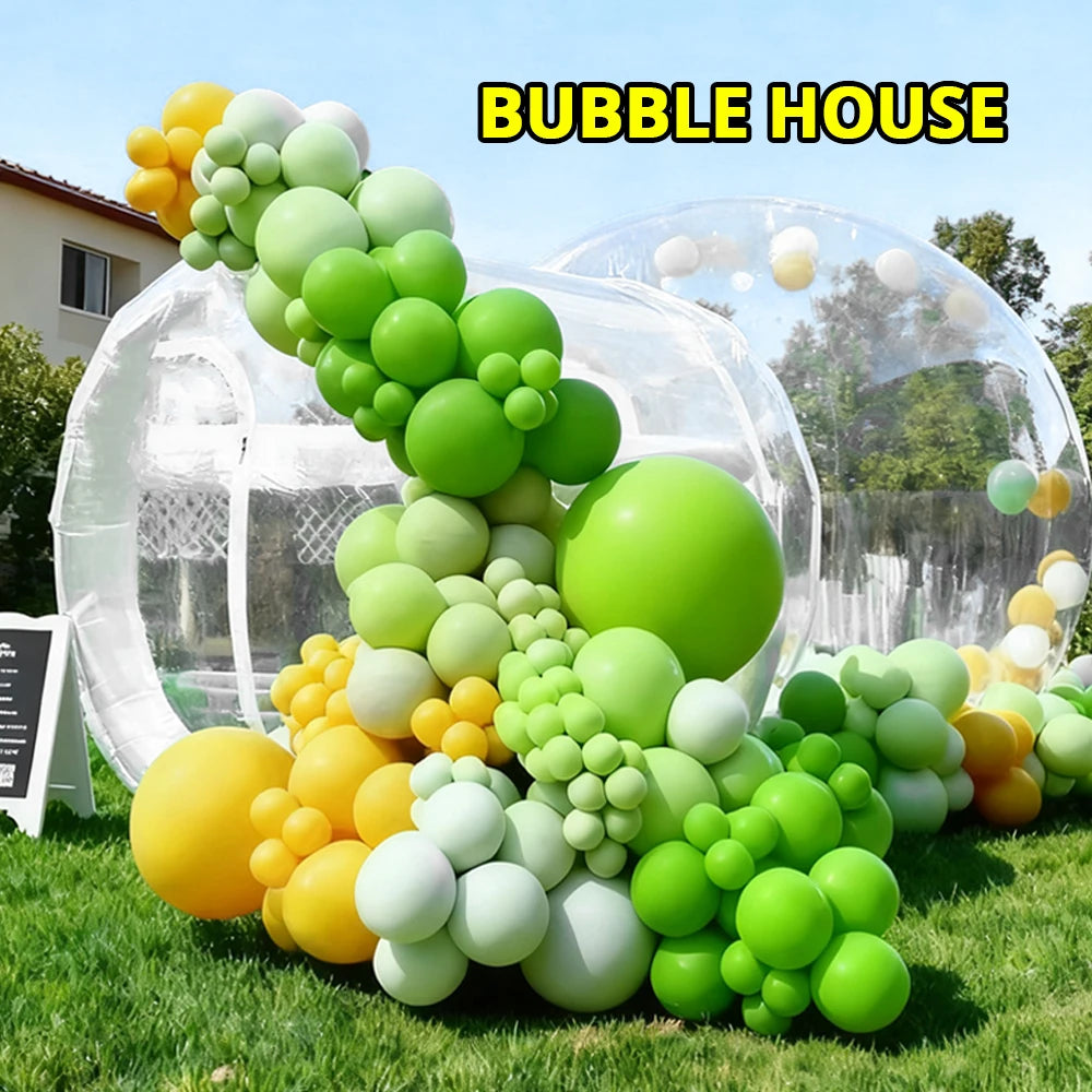 Bulle gonflable transparente dôme pour fête en extérieur