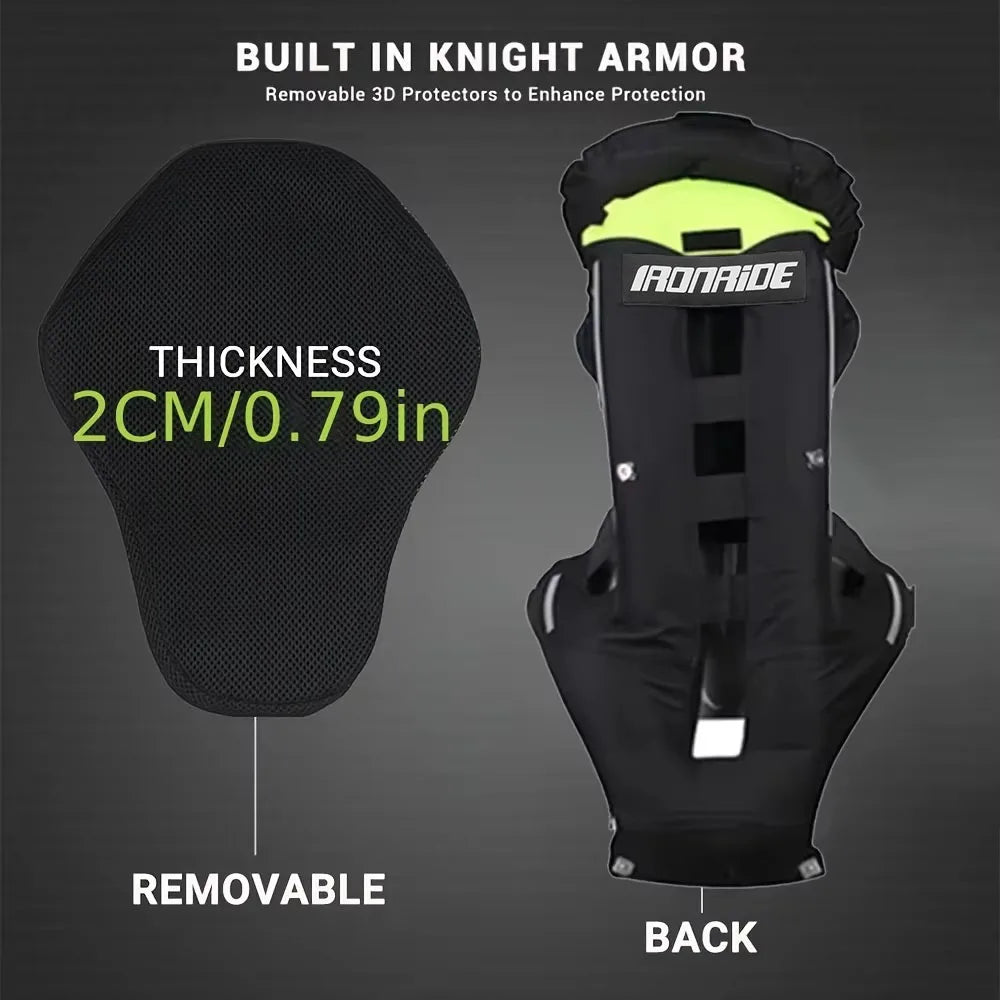 Accessoire Gonflable Gilet Airbag Moto - vue de dos