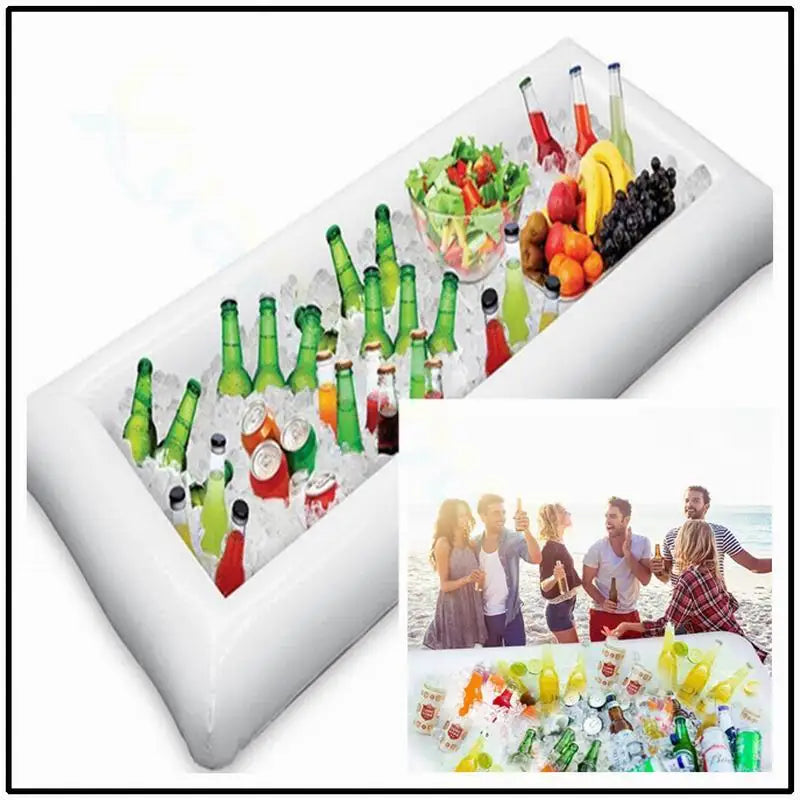 Plateau gonflable pour barbecue piscine