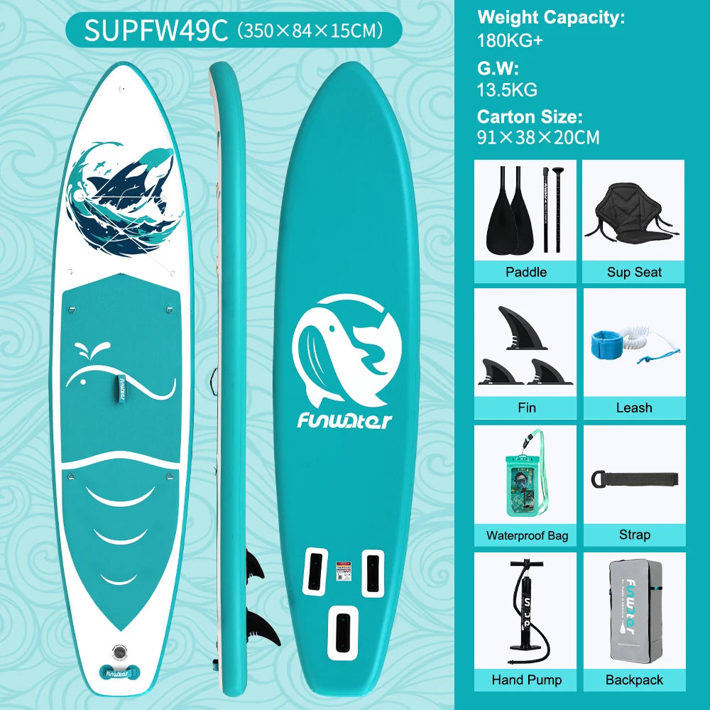 Gonflage rapide du stand up paddle gonflable (modèle 2)