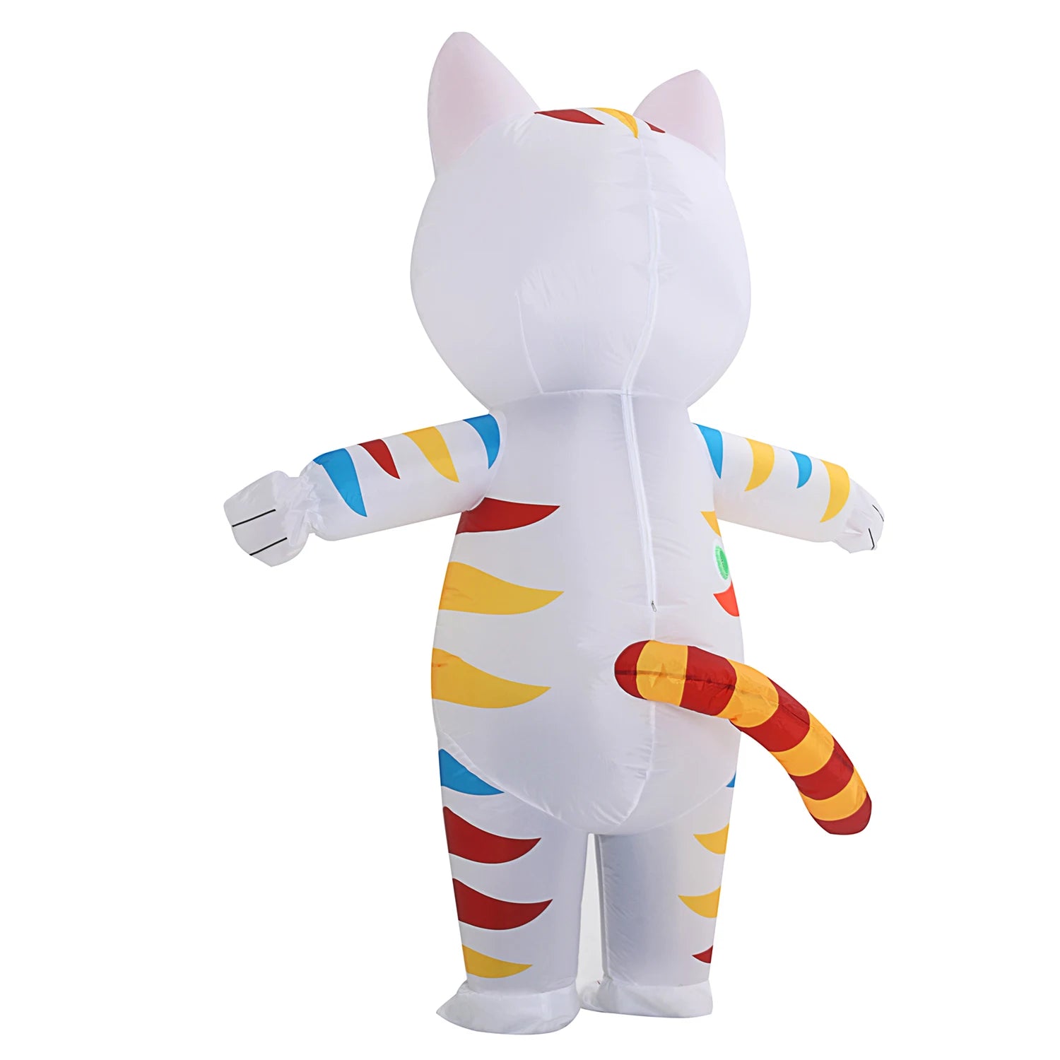 Déguisement gonflable chaton blanc cosplay