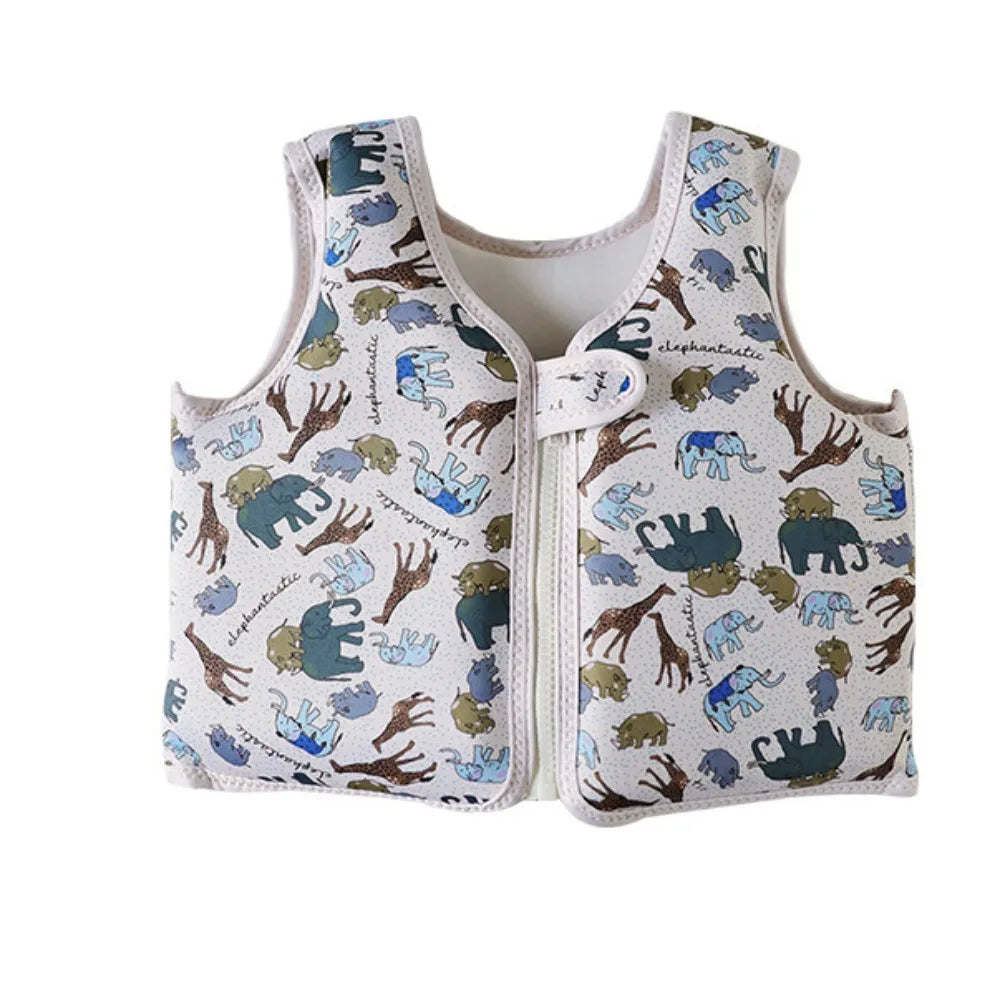 Détail de la mousse de flottaison du gilet bébé