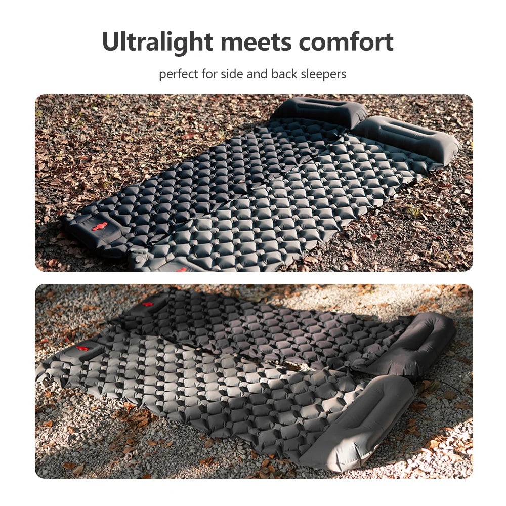 Tapis de couchage gonflable en nylon ultraléger