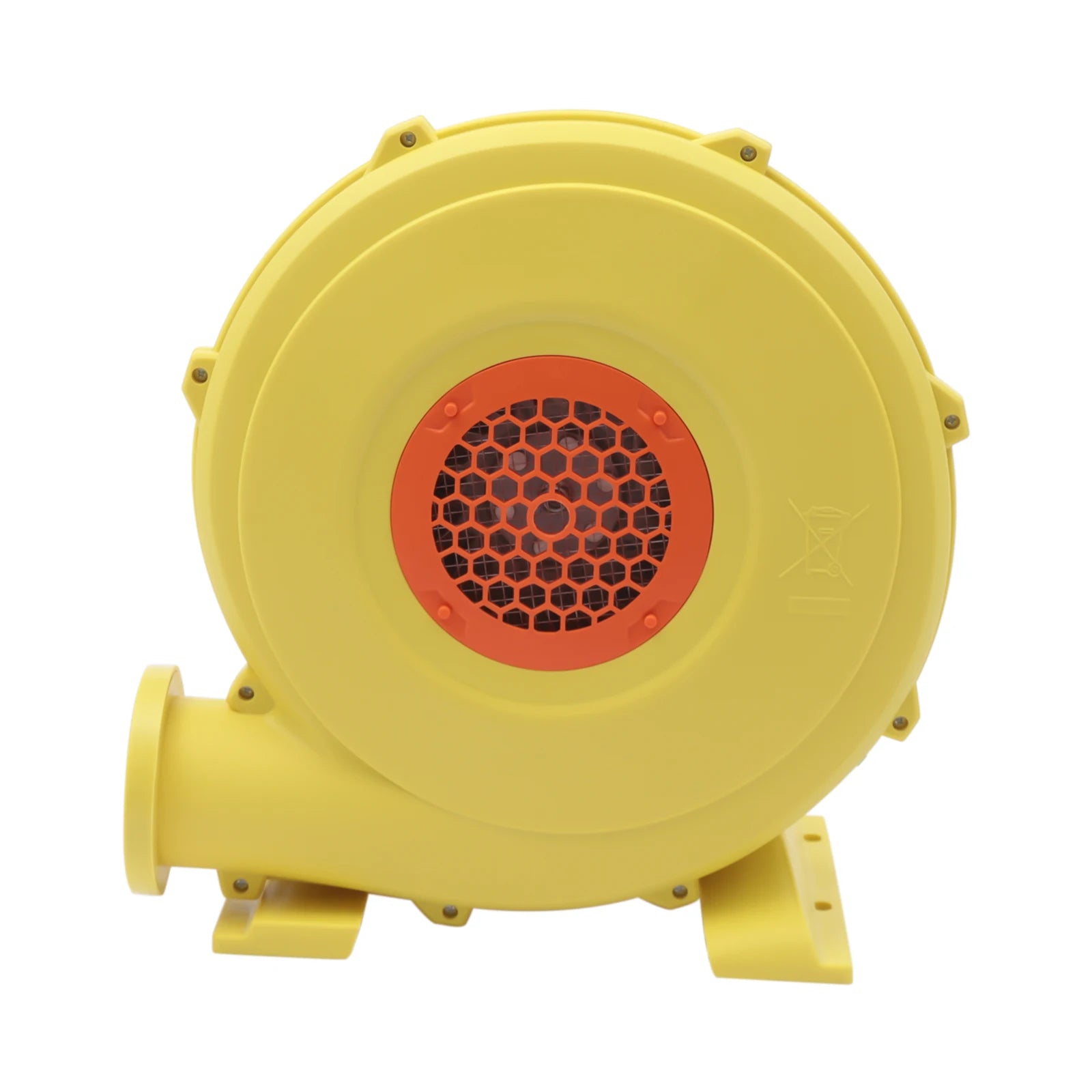 Souffleur gonflable jaune 750W vue de face