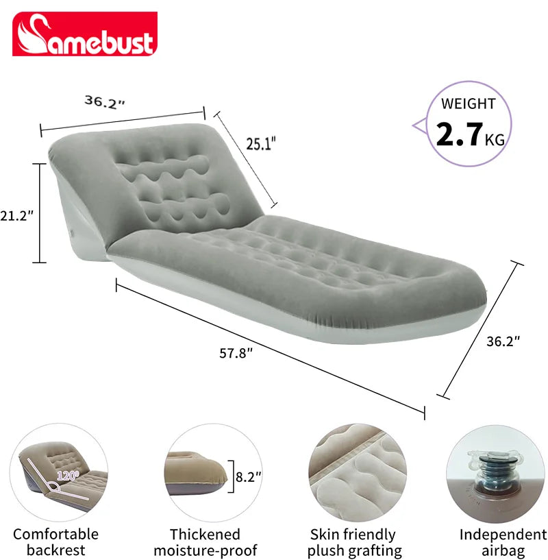 Matelas gonflable portable festival tente camping
