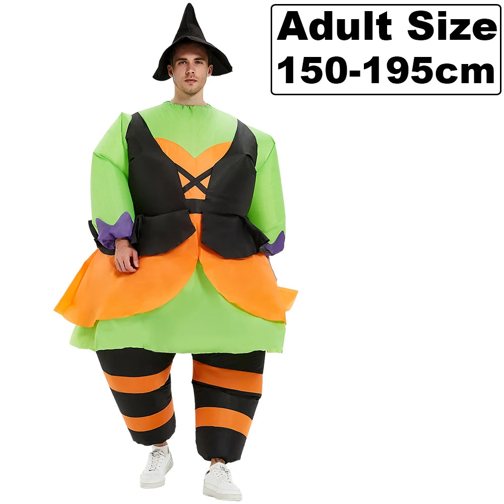 Costume gonflable Halloween adulte vue ensemble