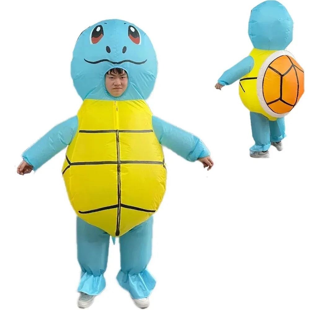 Costume Gonflable Tortue Adulte - détail du modèle