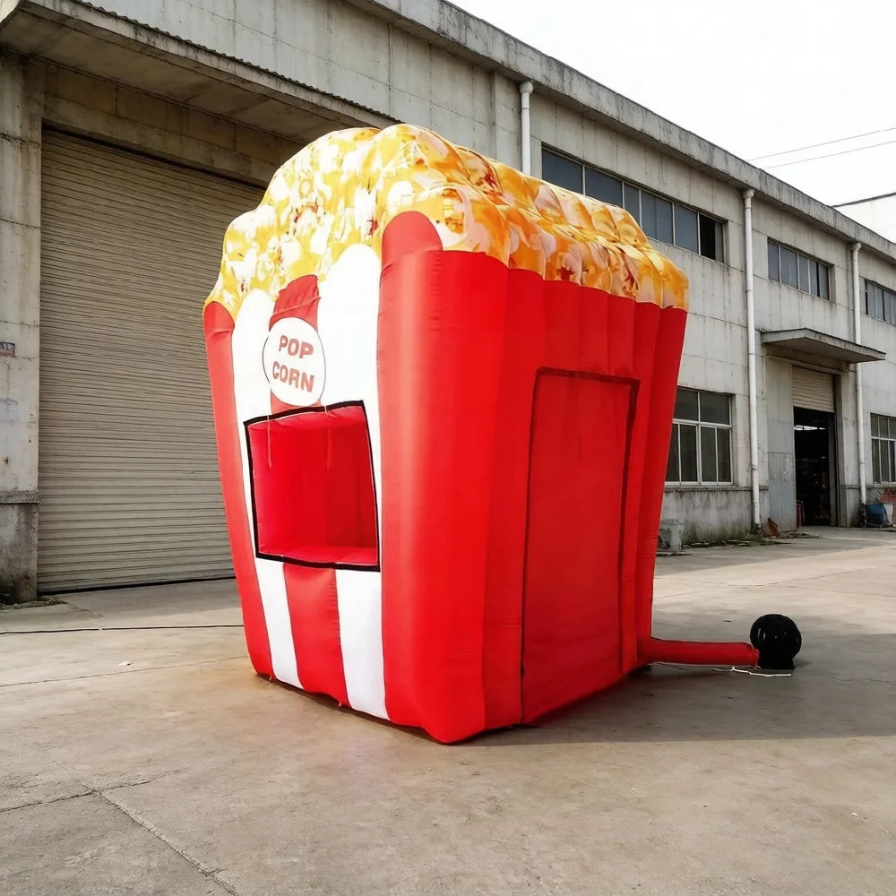 Stand gonflable Popcorn utilisé en carnaval